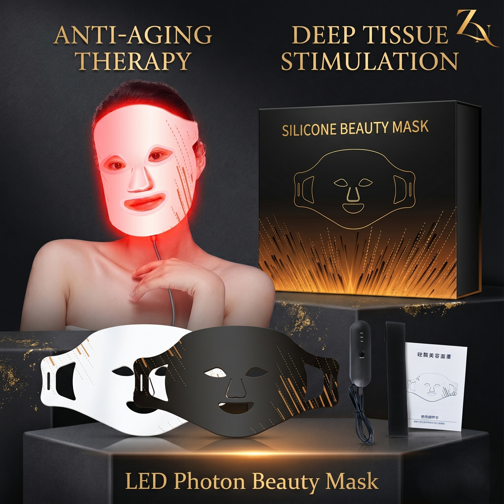 LED Anti-Aging Silicone Mask