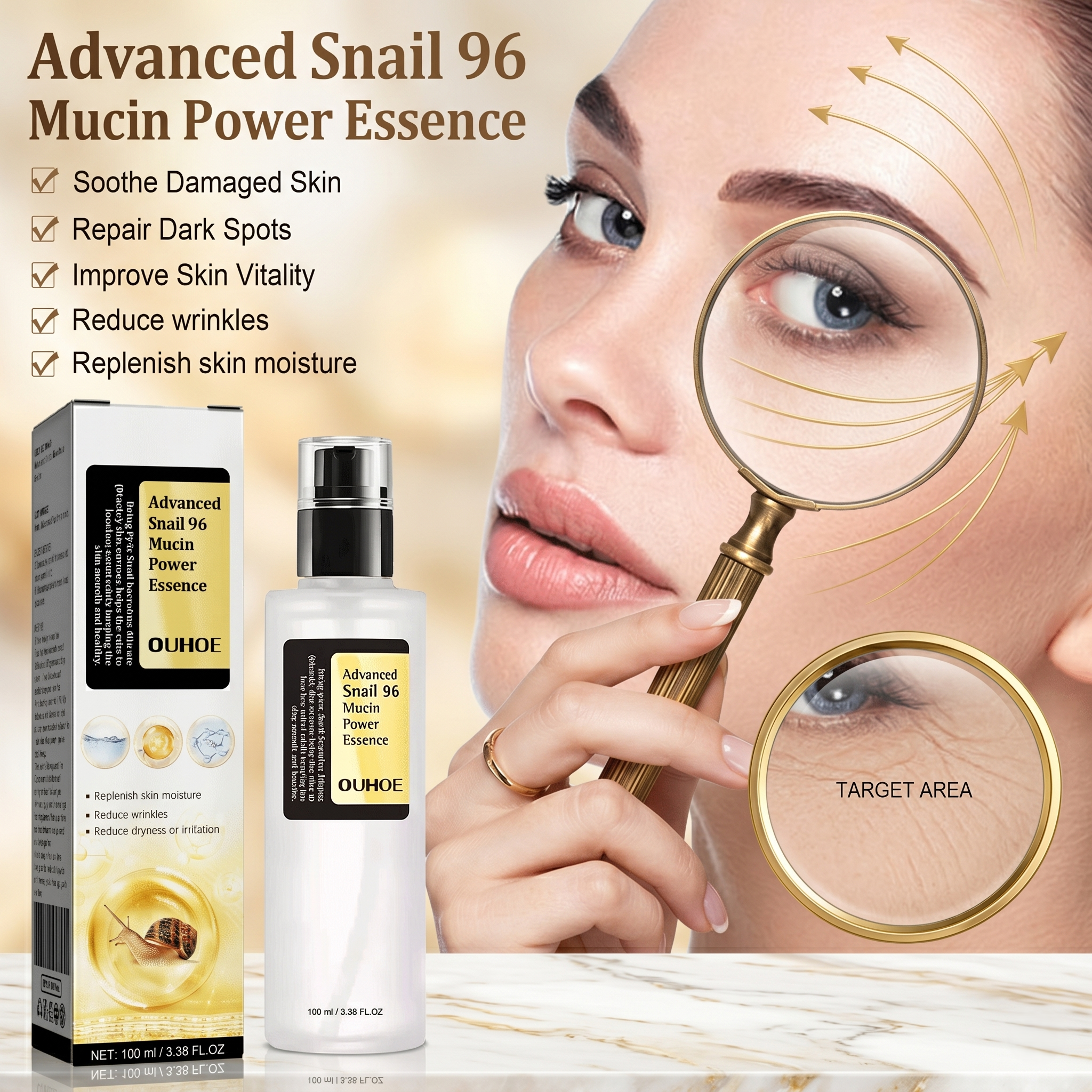 Pure Snail Mucin & Collagen Restorative Serum