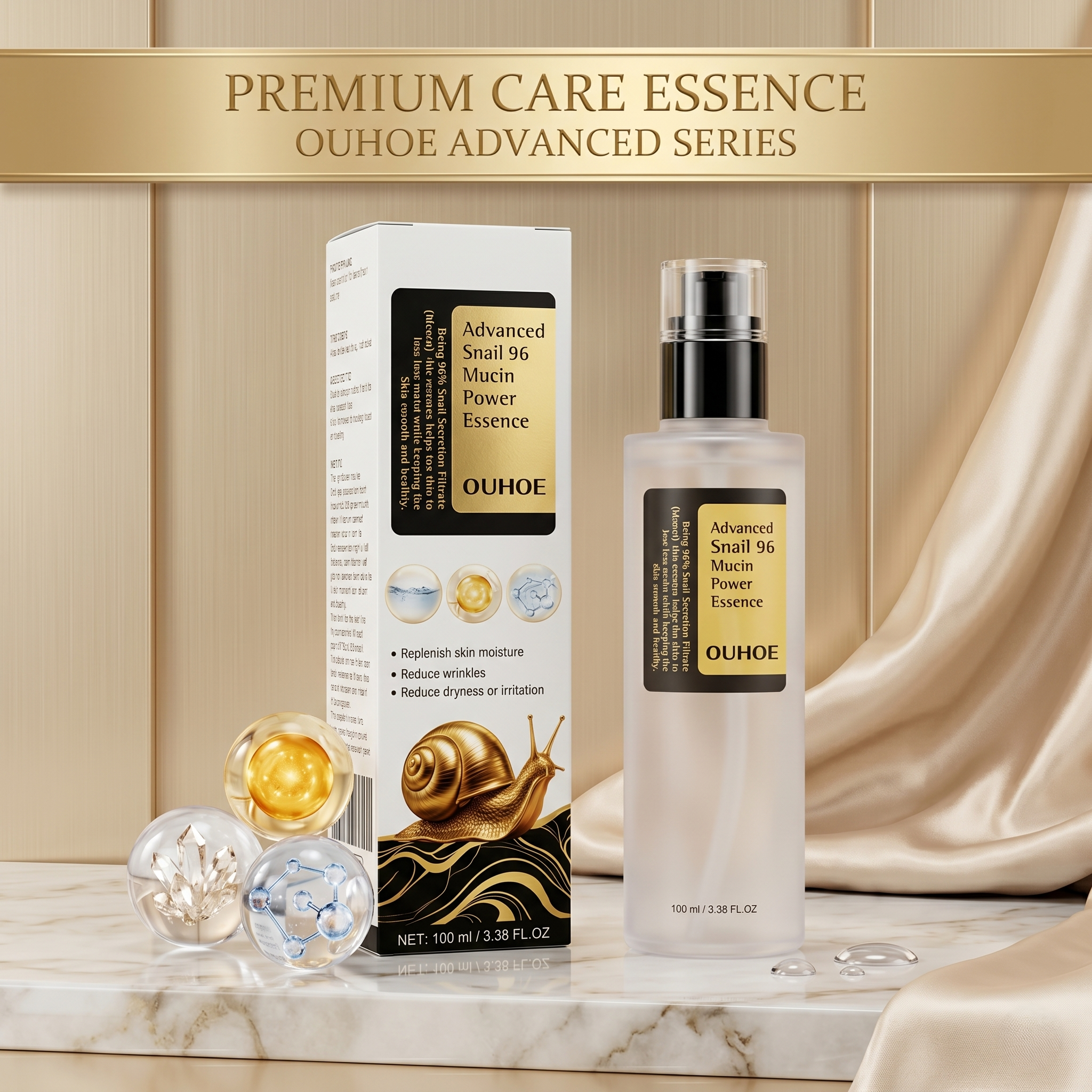 Pure Snail Mucin & Collagen Restorative Serum