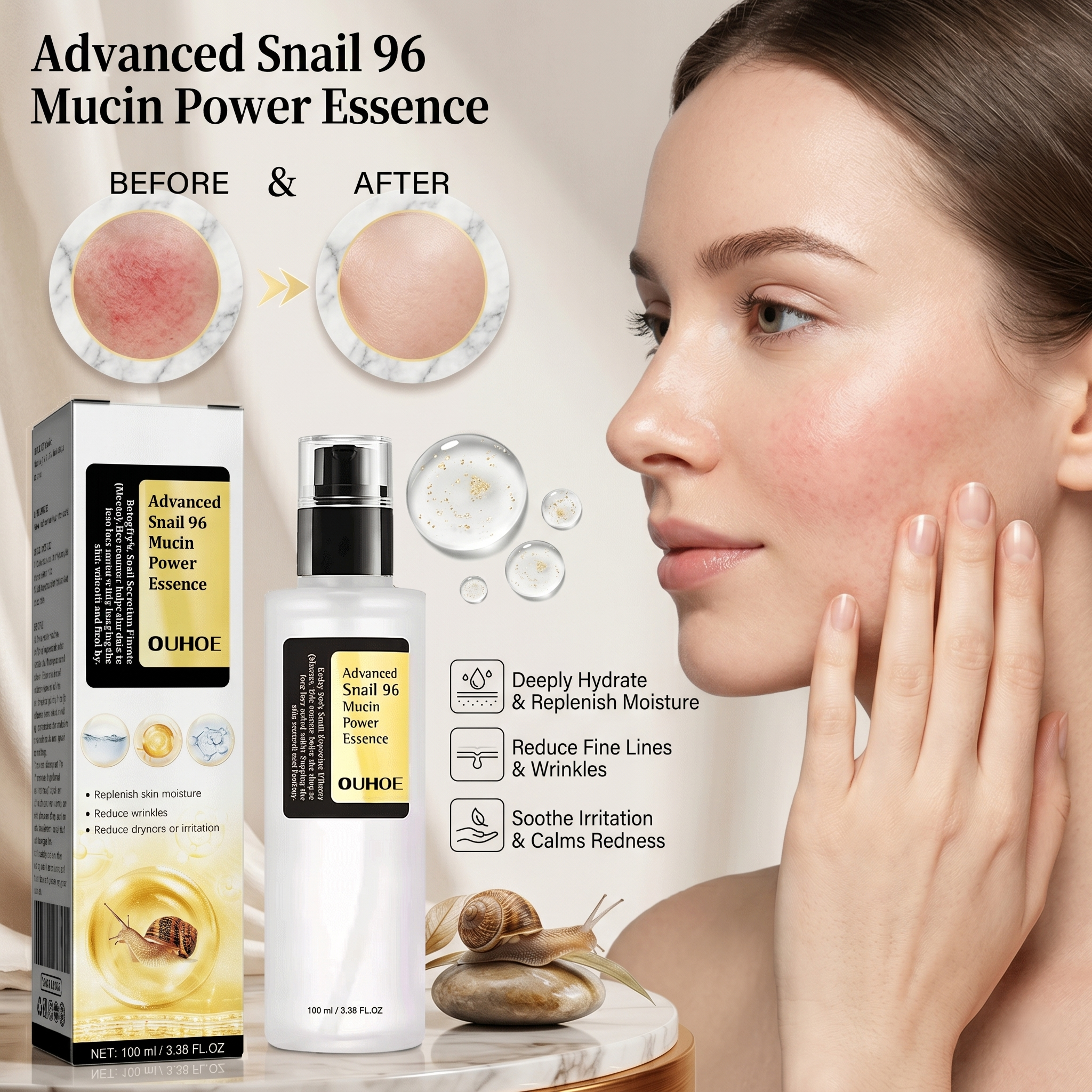 Pure Snail Mucin & Collagen Restorative Serum