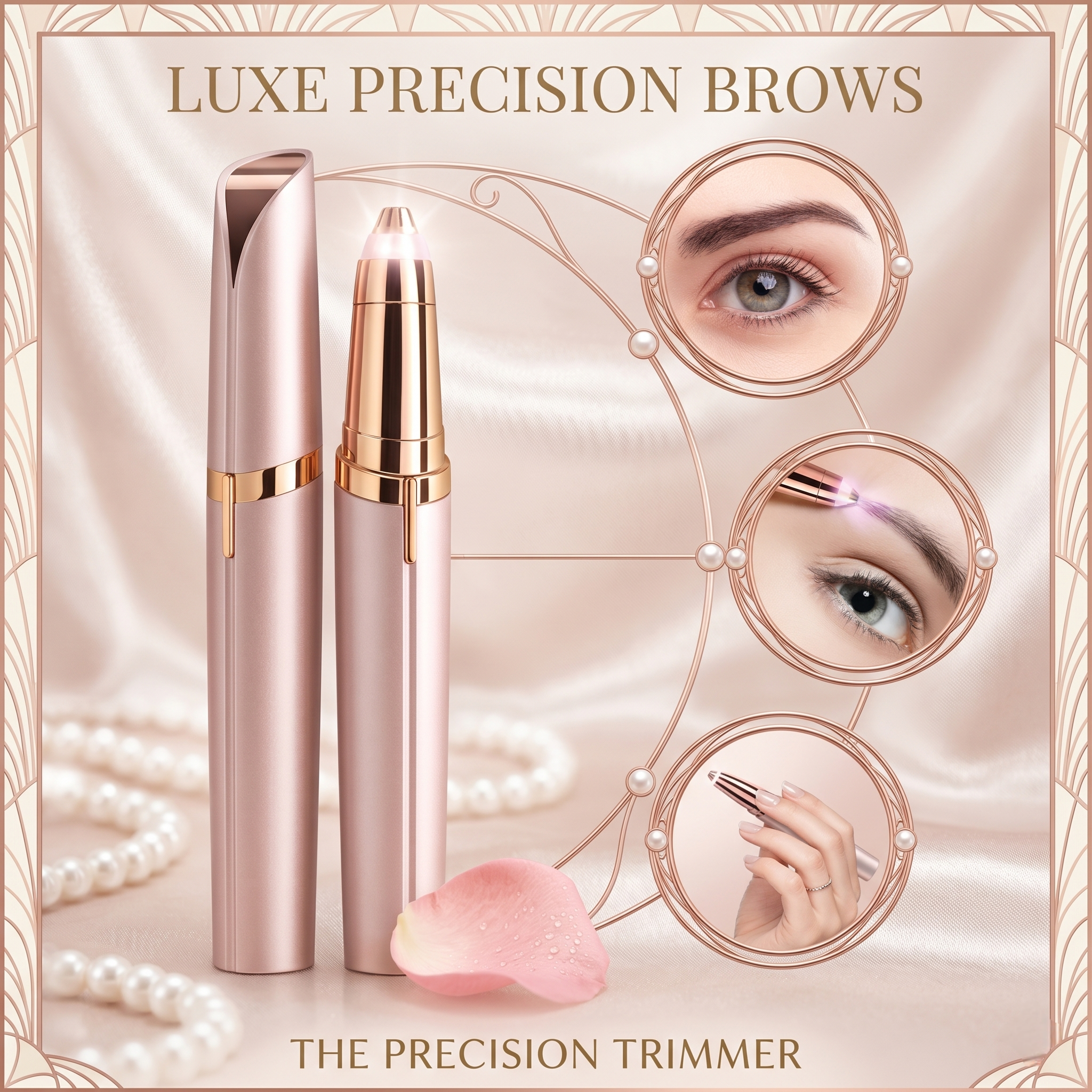 Women Electric Eyebrow Trimmer Eye Brow Shaper Pencil Face Hair Remover For Women Automatic Eyebrow Shavers Pocketknife