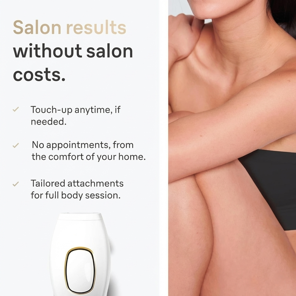 Zenvoria™ SilkPulse IPL Hair Removal Device