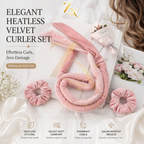 Zenvoria™ Heatless Curling Ribbon – Overnight Hair Curls