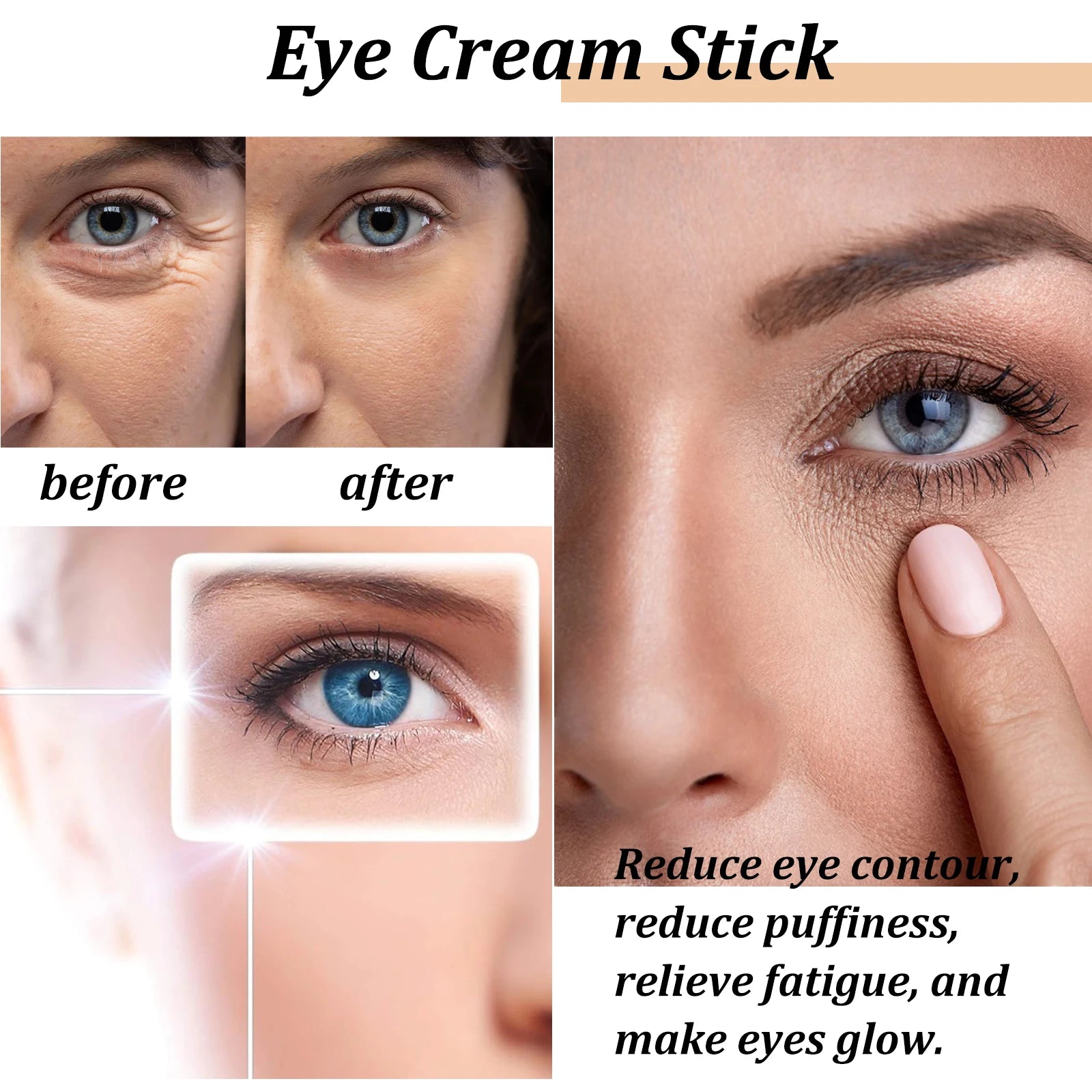 Hoygi Snail Peptide Eye Cream Stick – Dark Circle, Puffiness & Fine Line Care | Zenvoria