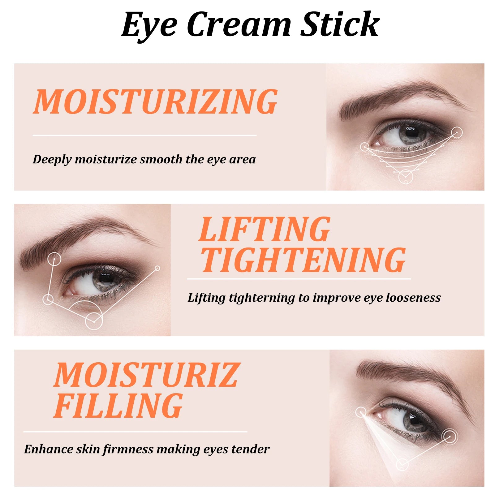 Hoygi Snail Peptide Eye Cream Stick – Dark Circle, Puffiness & Fine Line Care | Zenvoria
